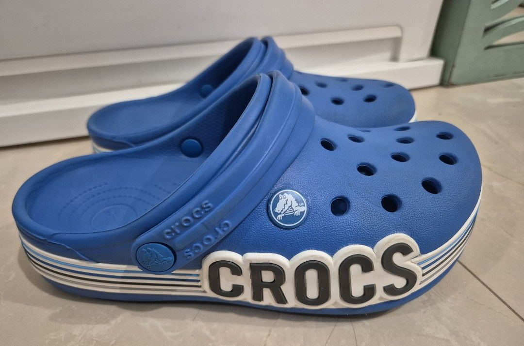 Blue Crocs J3 Clogs (Category: Babies & Kids Fashion) located in Quezon City. Submitted by dpj--- (Listing ID 1450082977, Image 1). Description: - Classic blue Crocs clogs for kids - Size J3 - Easy slip-on/slip-off design - Ideal for everyday wear, beach, and play - Durable and comfortable material -shipping via Lalamove/Grab only .