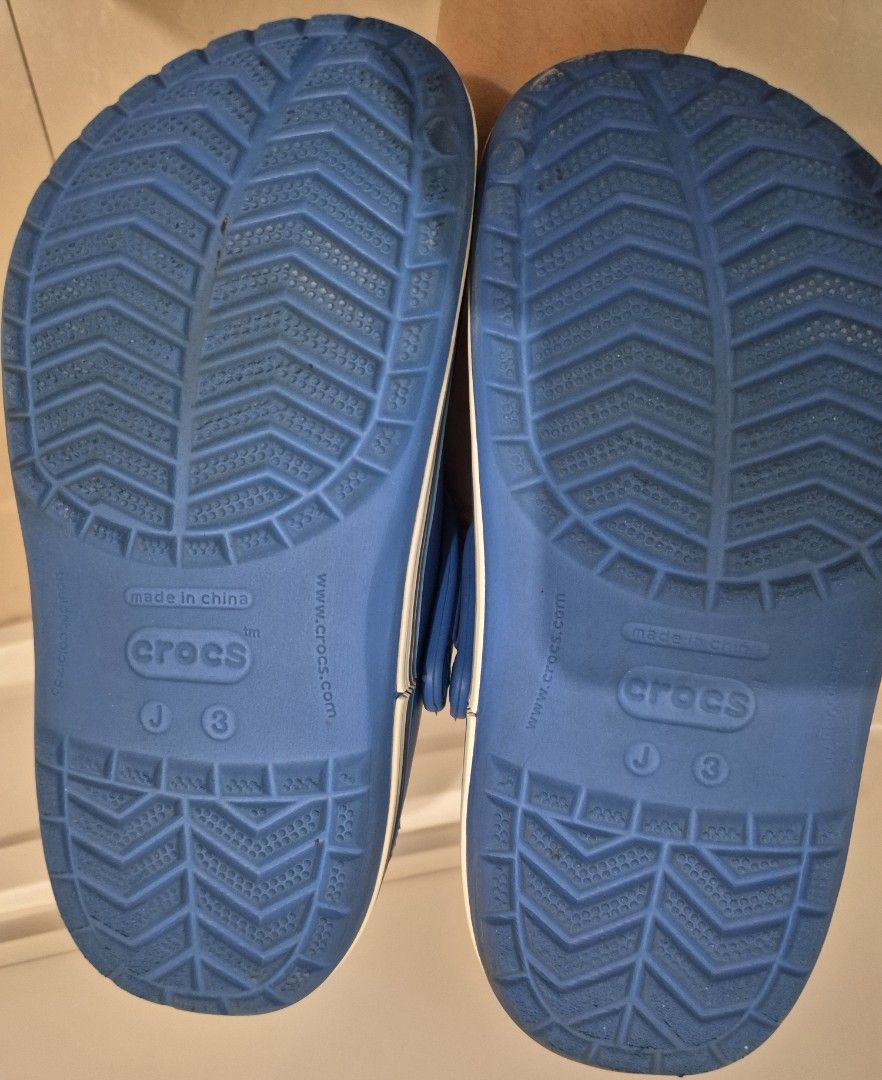 Blue Crocs J3 Clogs (Category: Babies & Kids Fashion) located in Quezon City. Submitted by dpj--- (Listing ID 1450082977, Image 3). Description: - Classic blue Crocs clogs for kids - Size J3 - Easy slip-on/slip-off design - Ideal for everyday wear, beach, and play - Durable and comfortable material -shipping via Lalamove/Grab only .