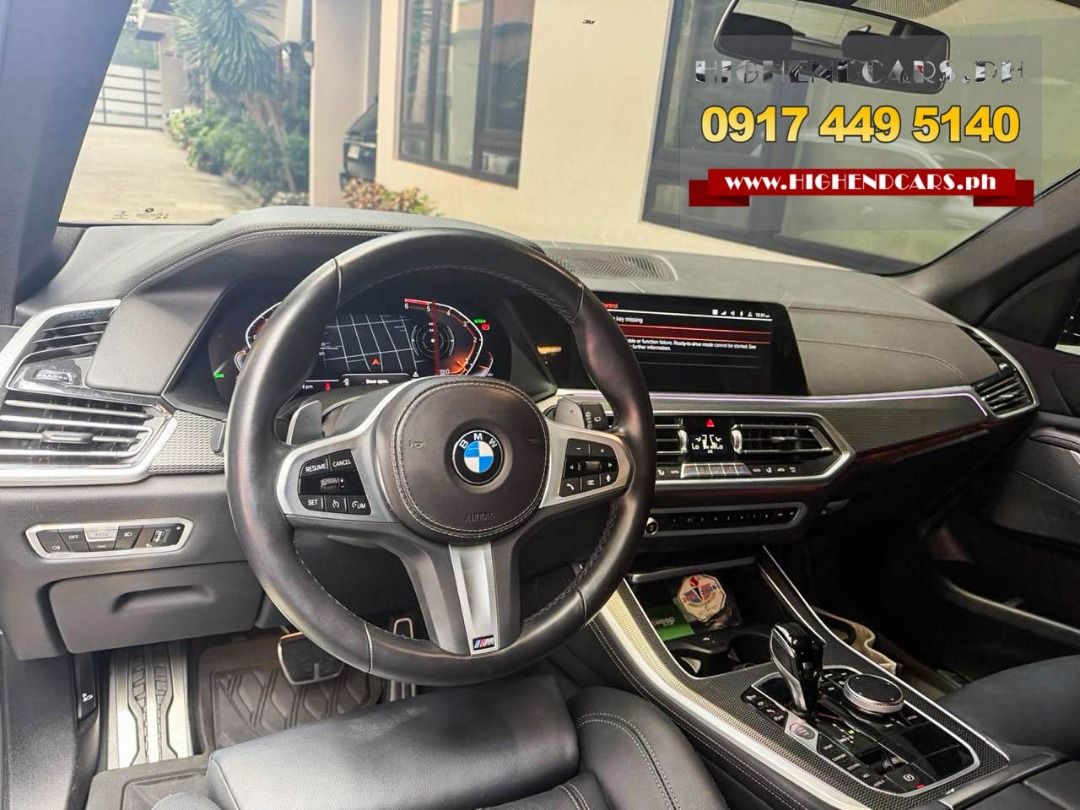 BMW X5 M SPORT 2023 Auto (Category: Used Cars) located in Manila. Submitted by highendcars (Listing ID 1450000012, Image 2). Description: 2023 BMW X5 M SPORT CALL: 0917-449-5140 WWW.HIGHENDCARS.PH Excellent Condition 4.4L Twin-Turbocharged V8 8-speed M Steptronic automatic with Sport Shifting M xDrive all-wheel drive system Ceramic PPF Mileage: 7t Kms only Plate ending 3 HIGHENDCARS.PH -- For every journey, there’s a car Sales / Indent Order/ Tra