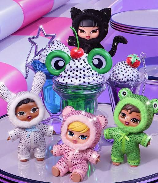 Bratzsies Bling Limited Edition (Category: Kids Toys) located in Manila. Submitted by stefandraboutique (Listing ID 1449976339, Image 2). Description: - cute Bratz mini doll - Adorable animal-themed outfits: Frog, Bunny, Cat, Bear - Perfect for Bratz collectors or playtime fun.