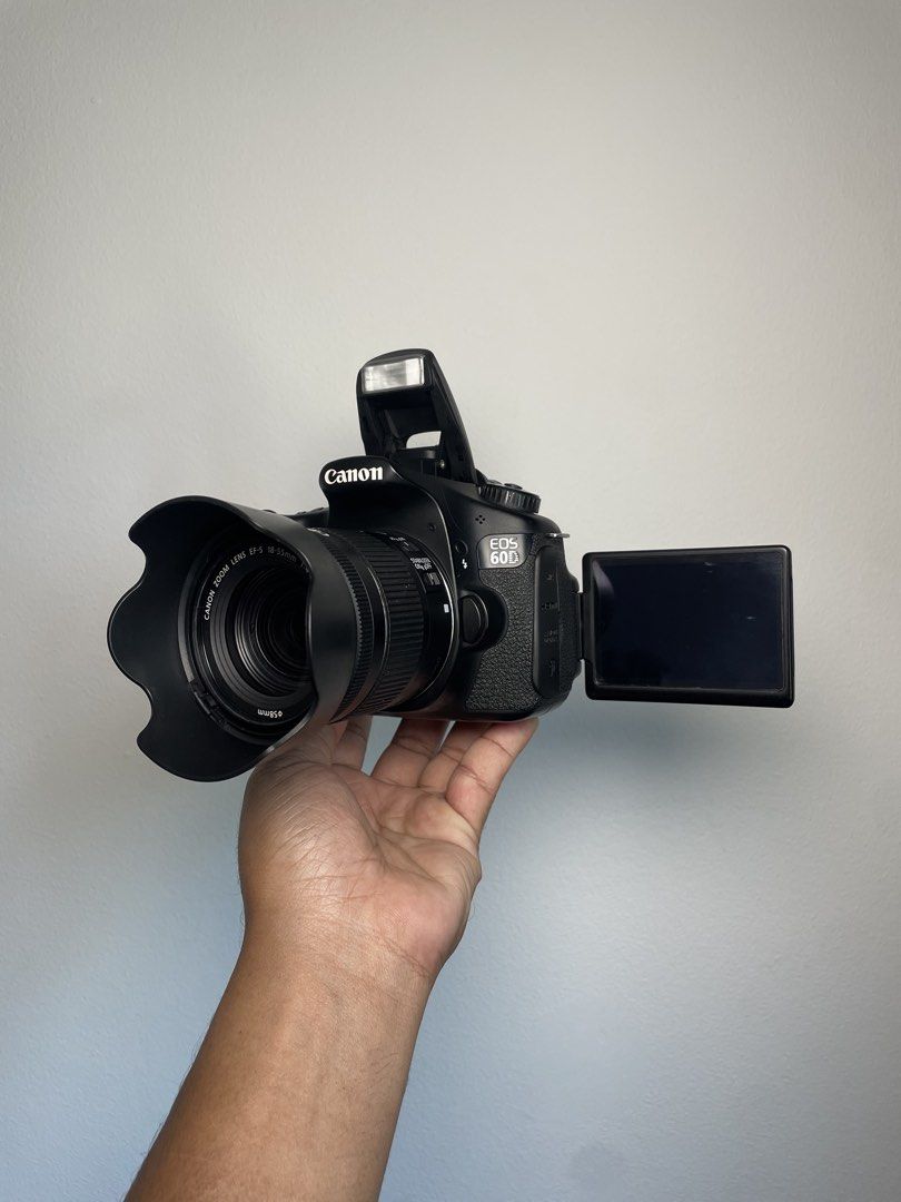 CANON EOS 60D KIT LENS 18-55MM IS STM (Category: Cameras) located in Antipolo. Submitted by pauldmabatid (Listing ID 1450021959, Image 1). Description: FOR SALE ONLY Selling for only 16,000PHP ✅ 18MP | Flipscreen DSLR Camera ✅ Good for Photo, Video/Vlogging ✅ Good for Photo Journalism (SEMi PRO) CANON EOS 60D KIT LENS 18-55MM IS STM - No Issue - No Vignette - No Dents/ No Scratches - No Dust/ No Fungus (See Photos) - AF/MF is Fully Working - Buil