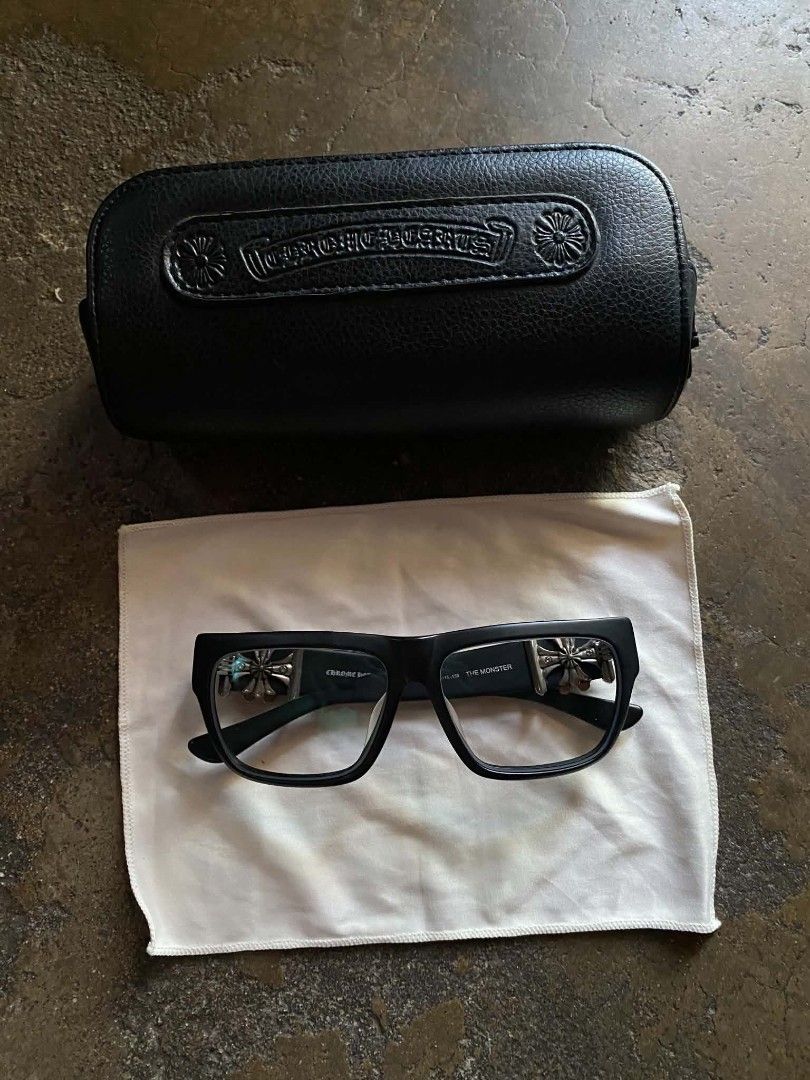 Chrome Hearts "The Monsters" sunglasses black (Category: Luxury Accessories) located in Cabuyao City. Submitted by PHdowner30 (Listing ID 1449972214, Image 1). Description: FOR SALE ONLY Chrome Hearts "The Monsters" sunglasses black Very good condition Issue: replaced lenses anti rad and photochromic no return/refund P6,000 + SF negotiable Pm.