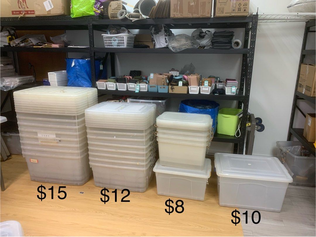 Clear Plastic Storage Boxes with Lids511154010813245440