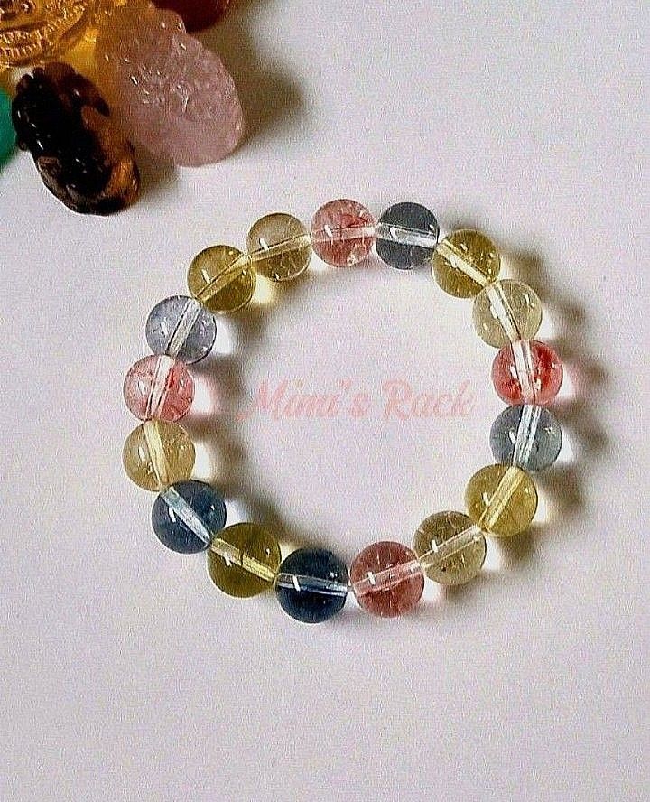 Colorful Liuli Quartz Bracelet | Light Grade Crystal Bracelet (Category: Bracelets) located in Taguig. Submitted by mimisrack (Listing ID 1450132221, Image 2). Description: 🌈 Playful colors with radiant charm. -Smooth polished finish with glass-like shine -Lightweight and comfortable for everyday wear -Colorful design symbolizes joy, creativity, and positive energy -A fun and eye-catching bracelet that adds a splash of color to your style 🧿 Bea