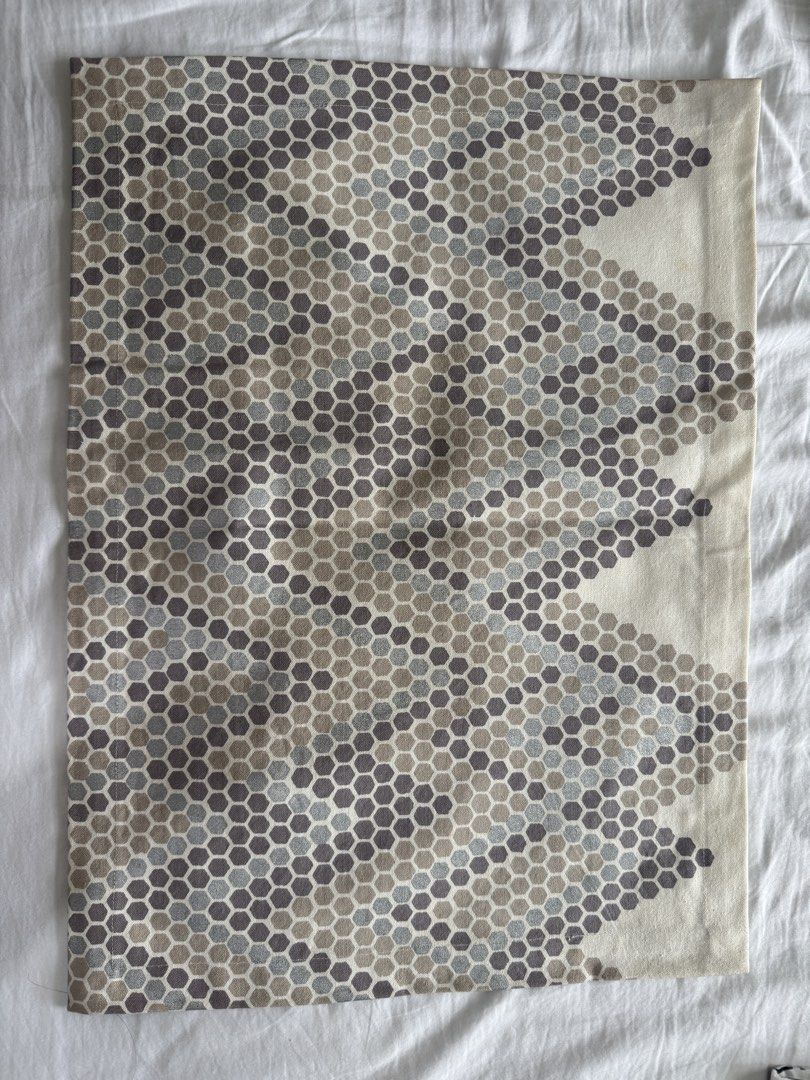 Crate & Barrel Hexagonal Print Placemat (Category: Table Linen & Textiles) located in Taguig. Submitted by floseason (Listing ID 1450052844, Image 1). Description: - Brand: Crate & Barrel - Design: hexagonal pattern - Color: Neutral tones - Material: cotton - Origin: Made in India - Dimensions: 14" x 19" (36cm x 48cm) - Condition: Clean and ready for a new home, just stored, not used - Use: Perfect for adding style to your dining table 8pcs.