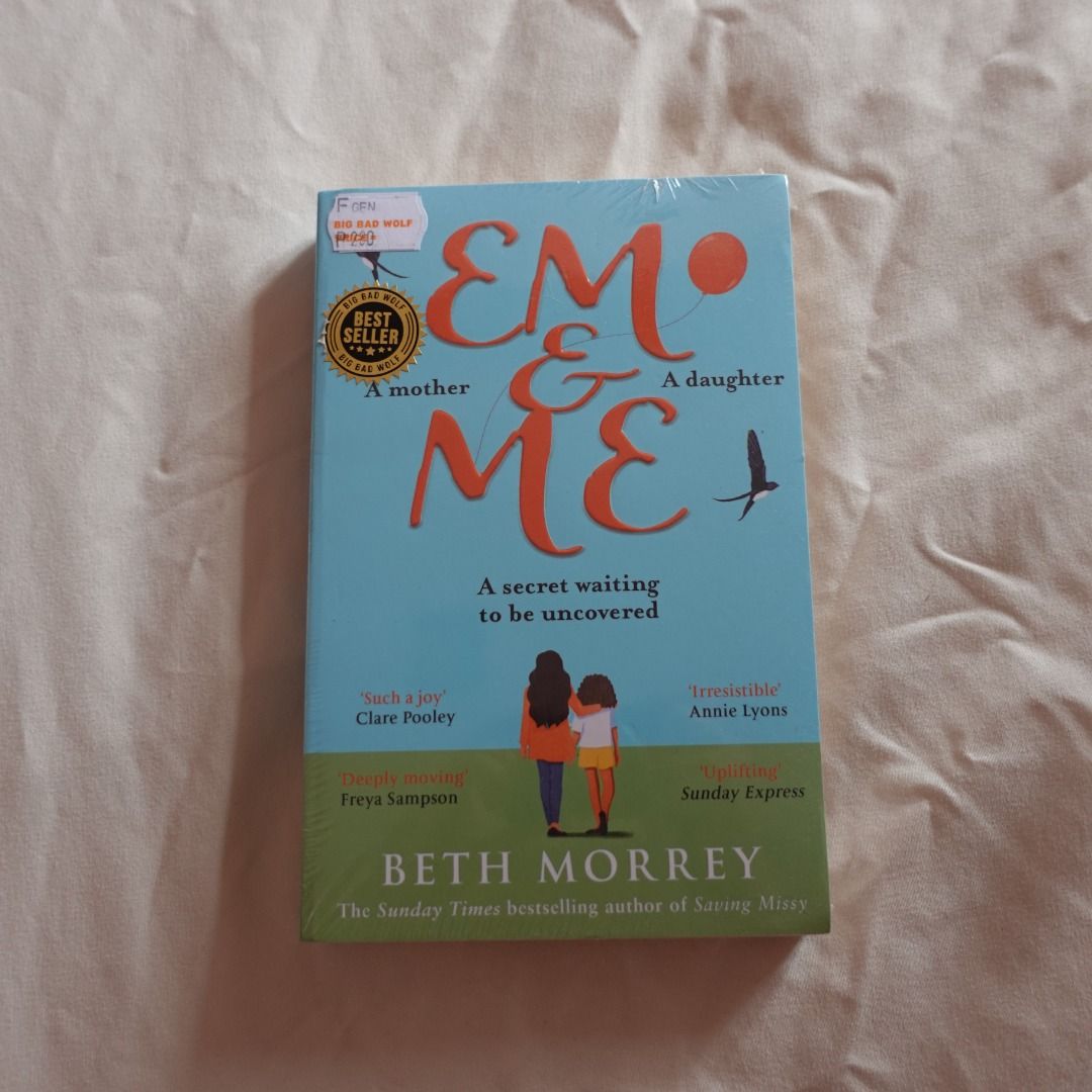 [UNUSED] Em & Me by Beth Morrey (Category: Storybooks) located in Las Pinas. Submitted by angelicasibs (Listing ID 1449982486, Image 1). Description: 📖 Em & Me by Beth Morrey 💰 Price: ₱450 📦 Condition: Brand new (still sealed, from Big Bad Wolf Book Fair) 🏷️ RFS: Decluttering + switched to e-readers 📍 Meetup: SM Southmall / ATC 📮 Courier: Grab/Lalamove/JRS (shouldered by buyer) #PrelovedBooks #BethMorrey #EmAndMe #BookSale #FictionBooks #Us