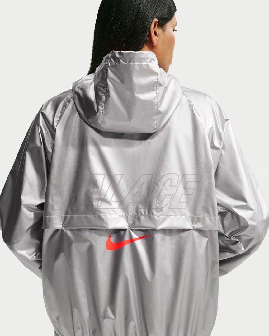 England x Palace Anthem Jacket (Category: Coats, Jackets and Outerwear) located in Kuala Lumpur. Submitted by thankgodd (Listing ID 1450011465, Image 3). Description: - England x Palace Men's Anthem Jacket - Size: S - Colour: Silver with Black and Red accents - Ideal for football fans and streetwear enthusiasts - Unique collectible piece - In Transit - RM900 or offer.