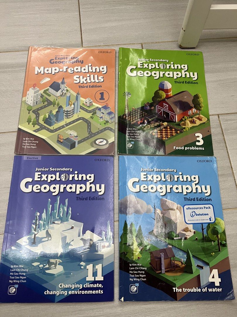 Exploring Geography third edition （分類：教科書）位於 Hong Kong。 由 bighead11142000 提交（商品編號 1450093708，圖片 1）。簡介： 每本都有使用過痕跡 $40@1。