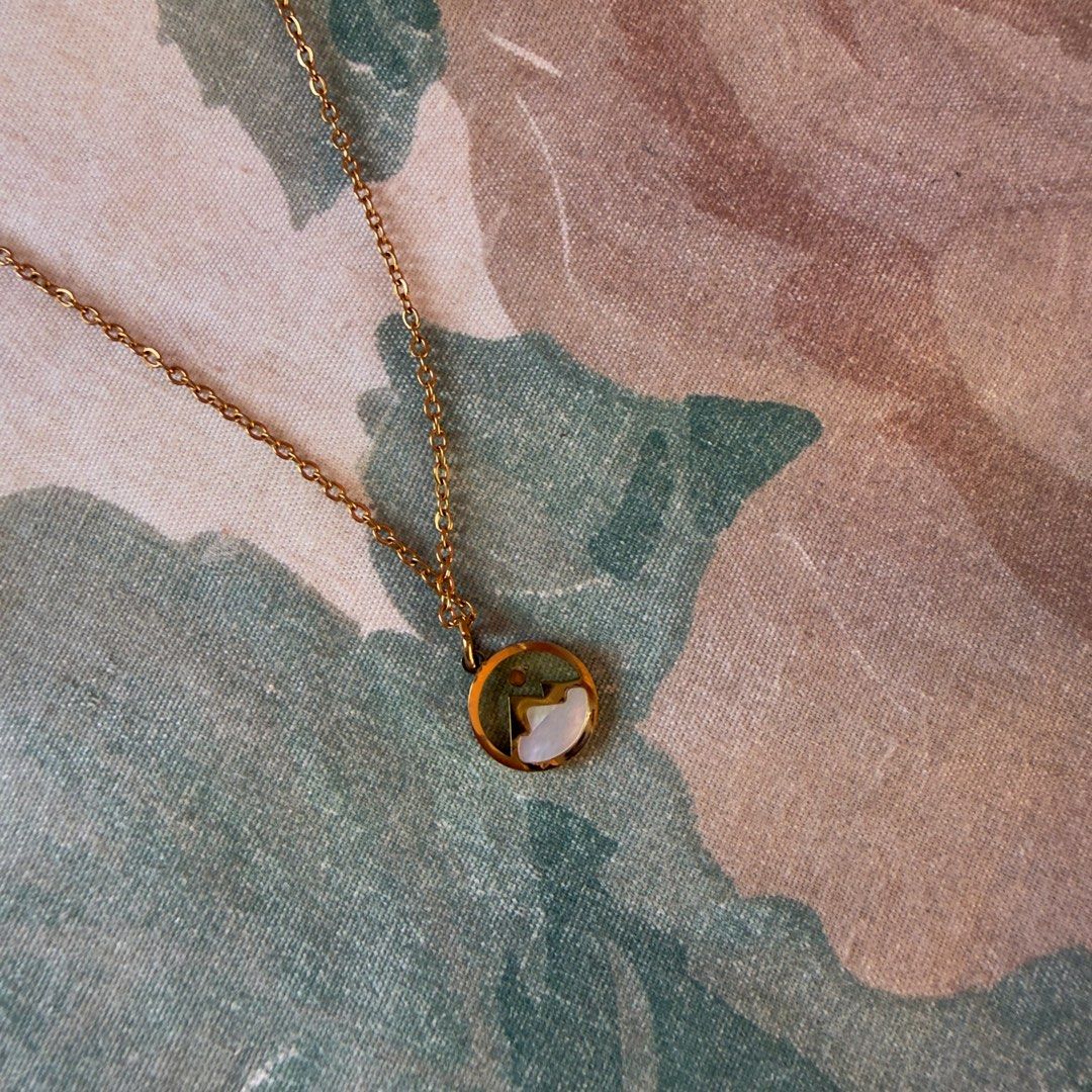 Faith Can Move Mountains Necklace (Category: Necklaces) located in Las Pinas. Submitted by saebisells (Listing ID 1450052092, Image 3). Description: ↠ stainless steel ↠ gold plated ↠ 18 inches chain length my lucky necklace ♡ I bought two of these and I’m only wearing the other one mostly. .