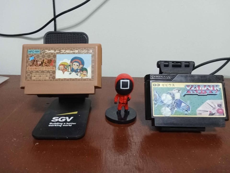 Family Computer Games Original (Check Description) (Category: Nintendo) located in Pasig City. Submitted by retrogamesonline7 (Listing ID 1450008458, Image 2). Description: Family Computer Games Original Tested Carts from Japan Japanese Game (From Namco Black Cartridge) - P200 Son Son - P200 Roller Ball - P200 Xevious - P200 Spelunker - P200 IREM Game (White Cartridge) - P200 Baseball - P250 Golf - P250 Dragon Ball - P250 F1 Race - P250 Pennant L
