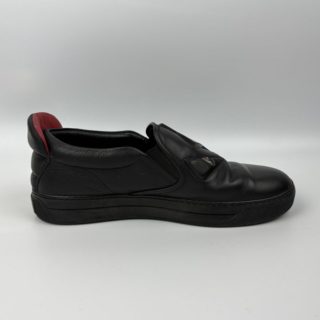Fendi Monster 3D Eyes Slip-on Sneaker (Category: Sneakers & Footwear) located in Bacolod City. Submitted by cast.archives (Listing ID 1450117723, Image 3). Description: Fendi Monster 3D Eyes Slip-on Sneaker Authentic Size: 8 fittings Condition: Excellent Flaw: Normal sign of wear.