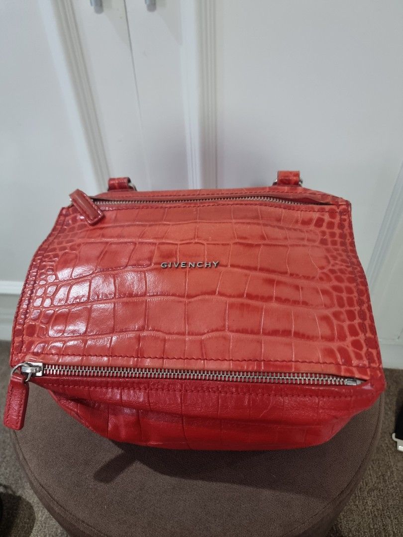 Givenchy small pandora croc (Category: Luxury Bags & Wallets) located in Paranaque City. Submitted by yogideclutters.ph (Listing ID 1450105750, Image 1). Description: For serious buyers only. with dustbag, longstrap and receipt pics available upon request.