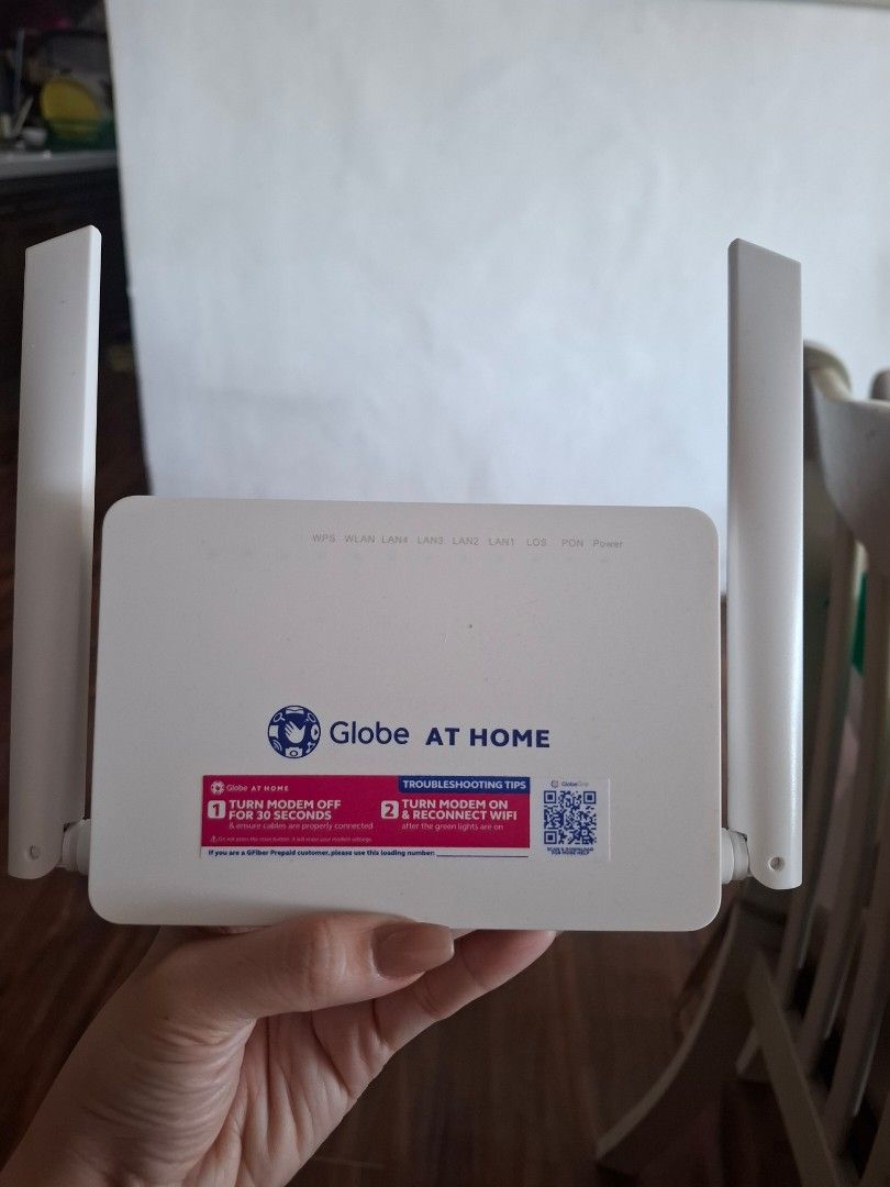Globe Disconnected Modem (Category: Networking) located in Pasig City. Submitted by bevvvvy (Listing ID 1449979116, Image 2). Description: for pick up Ortigas Center, Pasig used for 1mo. only.