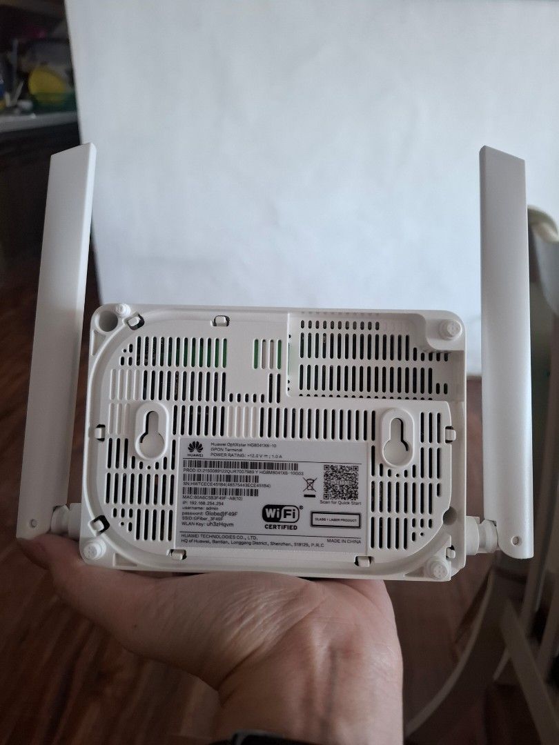 Globe Disconnected Modem (Category: Networking) located in Pasig City. Submitted by bevvvvy (Listing ID 1449979116, Image 3). Description: for pick up Ortigas Center, Pasig used for 1mo. only.
