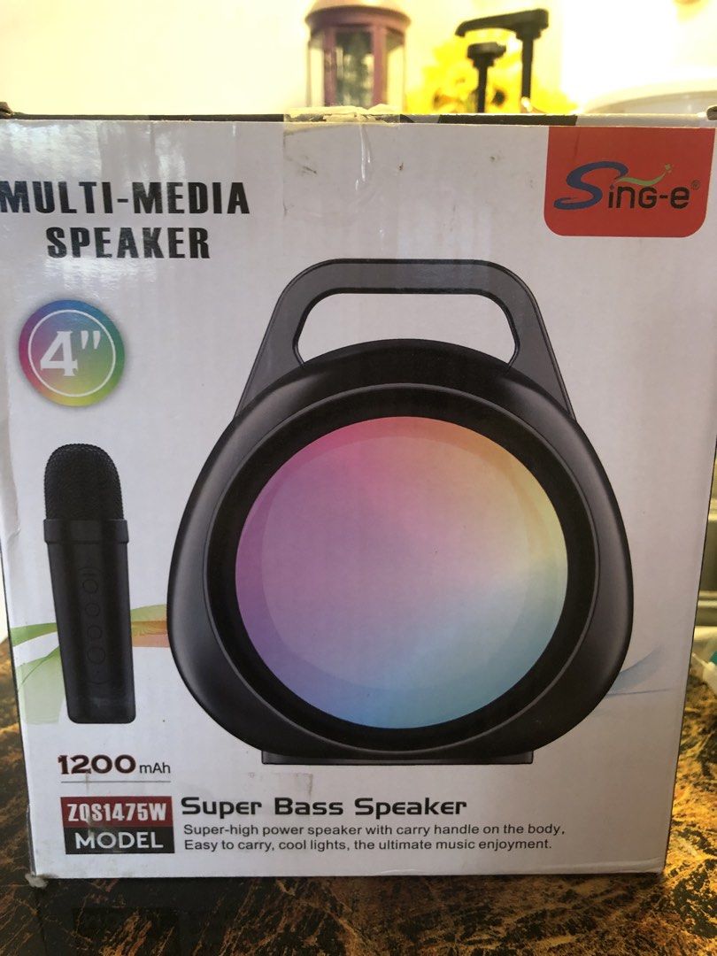 Green Portable Karaoke Microphone and Speaker Set (Category: Soundbars, Speakers & Amplifiers) located in Cavite. Submitted by mpetalver04 (Listing ID 1449449868, Image 3). Description: - Portable karaoke set in vibrant green. - Includes microphone with built-in controls. - Powerful speaker with convenient handle. - Ideal for parties, gatherings, or singing practice. - Lightweight and easy to transport. - Enjoyable for all ages..