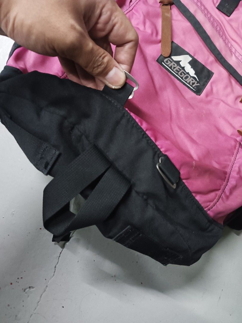 Gregory Pink Backpack (Category: Backpacks) located in Quezon City. Submitted by arvietekto (Listing ID 1449994829, Image 3). Description: Gregory Day Backpack excellent quality excellent materials - Pink Gregory backpack - Multiple pockets and zippers for organization - Spacious main compartment - Adjustable straps for a comfortable fit - Ideal for everyday use or travel - Shows some signs of wear but remains fully functional.