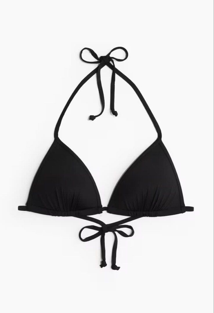 H&M Swimwear Black Push-up Triangle Bikini (Category: Bikinis & Swimsuits) located in Paranaque City. Submitted by mayrclosetph (Listing ID 1450006364, Image 3). Description: ITEM STILL AVAILABLE UNLESS MARKED AS SOLD. LAST PRICE ALREADY ‼️ • not used • no when worn pics • padded • ORIGINAL PRICE: 799 • size: EUR 34 / US 2 📌 NO OTHER SIZES OR COLORS AVAILABLE.