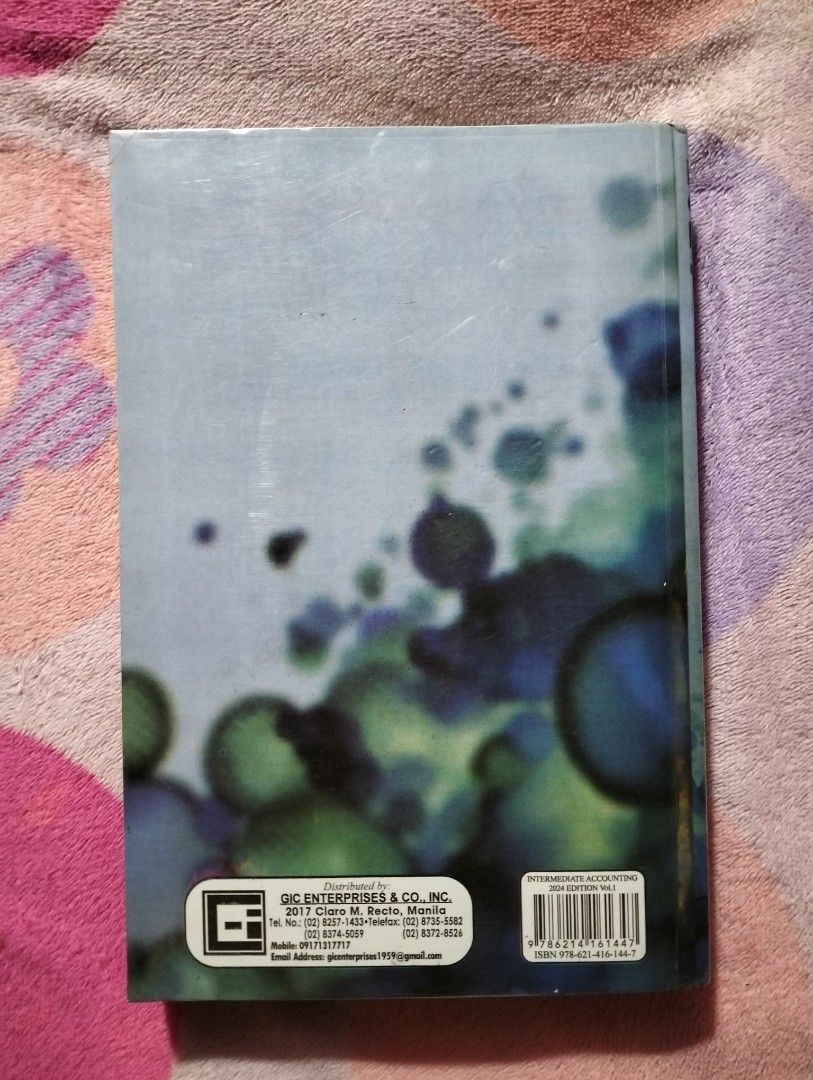 Intermediate Accounting Vol 1, 2024 Edition, by Valix (Category: Textbooks) located in Malabon City. Submitted by micaeuaua (Listing ID 1450022774, Image 2). Description: - may sulat (you can see in the pic reference) - has highlights upto page 11 - malabon area - can do lalamove, buyer shoulders sf .