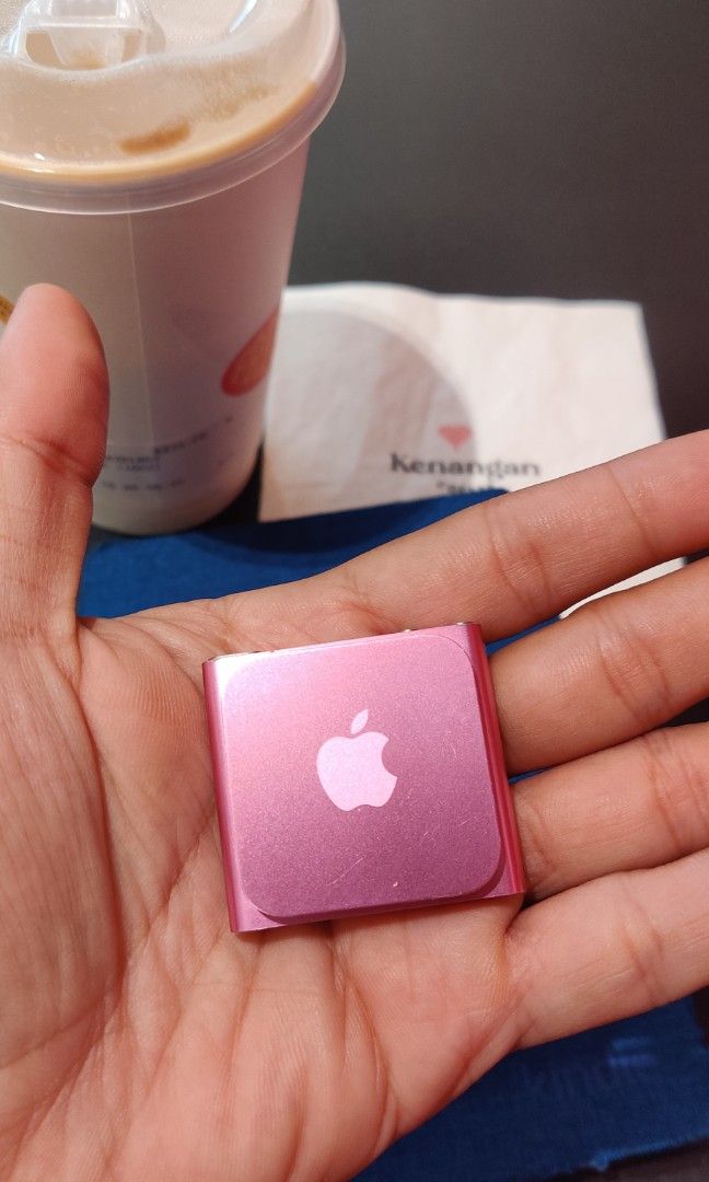 iPod Nano 6th Gen. in Prestine Condition (Category: Portable Music Players) located in Caloocan City. Submitted by cna23 (Listing ID 1449962534, Image 3). Description: For sale Authentic iPod Nano 6th Generation ₱290 ✅ 8GB/Pink ✅ Battery: Up to 17 hours (Tested - Continous music playback at 60% vol. level) ✅ Full of songs (mixed) ✅ Working touchscreen ✅ All buttons working and crisp ✅ 98% smoothness body has minor scratches and dents ✅ Clip-on de