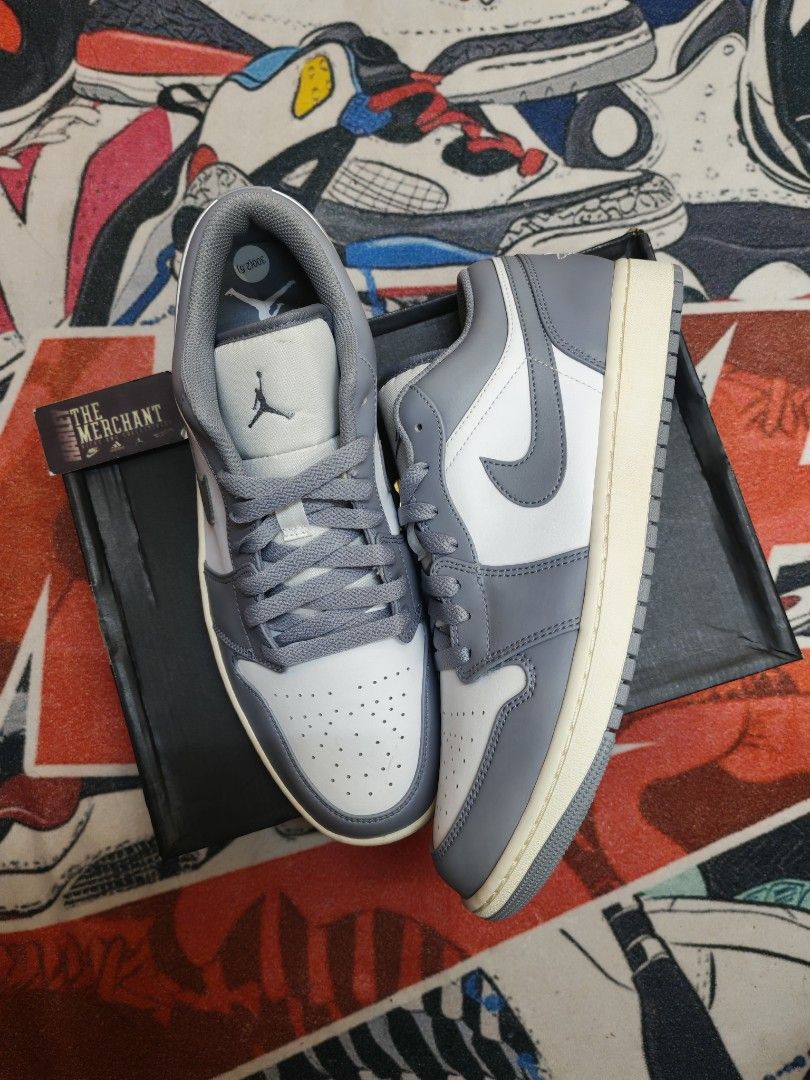 Jordan 1 Low Vintage Grey Size 12 (Category: Sneakers) located in Marikina City. Submitted by tm_harley (Listing ID 1450097815, Image 1). Description: 🚨J1 Low Vintage Grey Size 12 Men's ✅3,595 pesos only!!❌6,195 SRP Send a DM for inquiries 📩 FB: Harley Villa FB Page: The Merchant - Kicks and Collectibles 📌Marikina City Location.