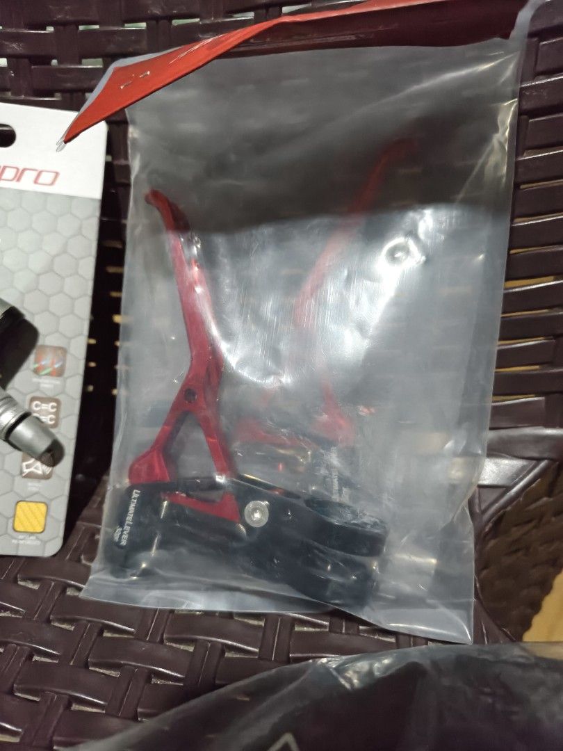 Litepro parts (Category: Bicycles) located in Quezon City. Submitted by drivenvf (Listing ID 1450130119, Image 3). Description: litepro ultimate lever 1 pair litepro brake pads 2 pairs litepro carbon handle riaerbar uncut (used once) selling as set only .