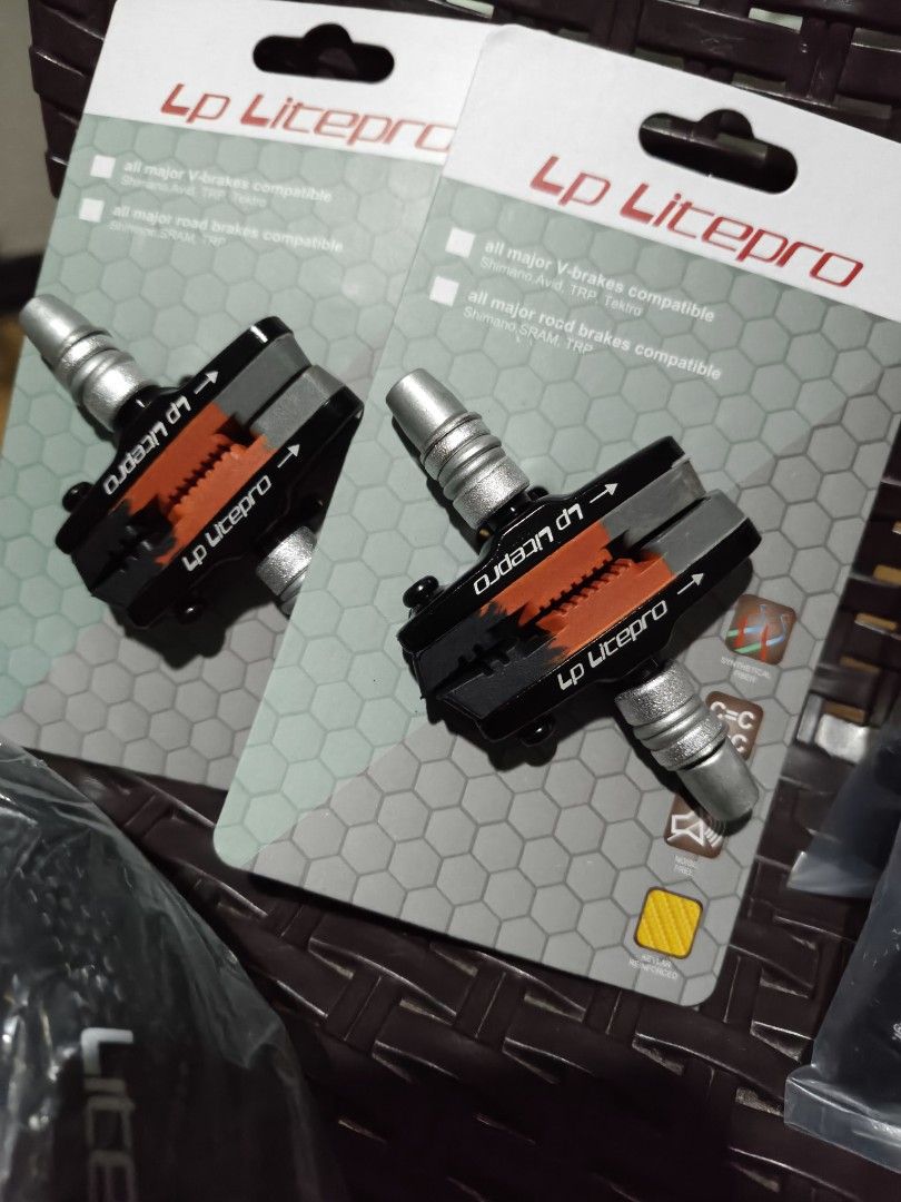 Litepro parts (Category: Bicycles) located in Quezon City. Submitted by drivenvf (Listing ID 1450130119, Image 2). Description: litepro ultimate lever 1 pair litepro brake pads 2 pairs litepro carbon handle riaerbar uncut (used once) selling as set only .