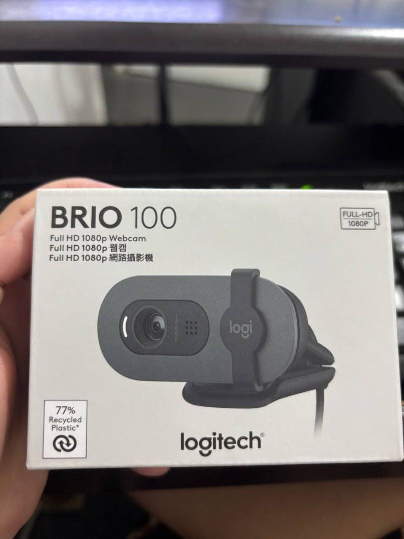 Logitech Brio 100 (Category: Webcams) located in Cavite. Submitted by ligayaaa. (Listing ID 1450094347, Image 1). Description: Color: Graphite Location: Lumina Mall Imus meet up Pwede rin ipadeliver. SF shouldered by buyer Bought for 1.9k last April kaso di compatible for my online meetings..