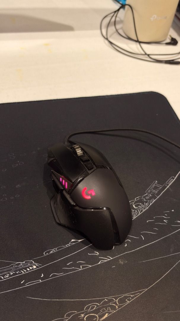 Logitech G502 HERO Wired Gaming Mouse (Category: Mouse & Mousepads) located in Makati City. Submitted by barfuncle (Listing ID 1450121551, Image 1). Description: - Logitech G502 HERO wired gaming mouse - Features RGB lighting - Programmable buttons for customization - Excellent performance for gaming - In perfect working condition - Selling because of a setup upgrade - Feel free to ask any questions!.