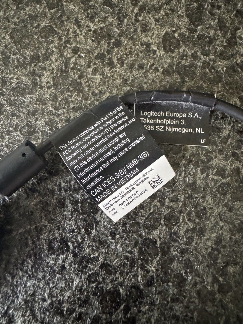 Logitech Webcam C925E511089902260725762