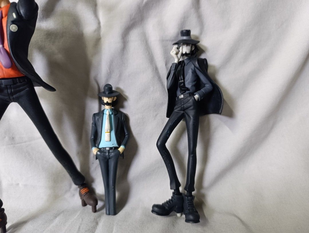 Lupin the Third Figures Set (Category: Figurines & Statues) located in Marikina City. Submitted by beeeekenneth (Listing ID 1449954801, Image 2). Description: - Set of three Lupin the Third collectible figures - Includes Lupin, Jigen, and Goemon - Made of durable plastic - Ideal for display and fans of the anime -AS IS no stand Location: Marikina + we can do Lalamove for shipment and Gcash for payment pm for interested.