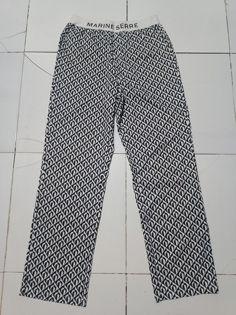 Marine Serre x Celine Monogram Pants (Category: Other Bottoms) located in Barotac Nuevo. Submitted by gray101 (Listing ID 1450074720, Image 1). Description: - Marine Serre x Celine collaboration - Signature monogram print - Comfortable elastic waistband - Ideal for lounging or casual outfits - Unique and eye-catching design.