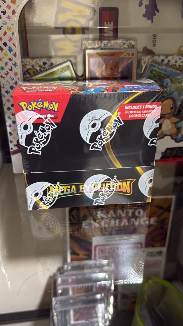Mega Evolution Booster Box Enhanced Version (Category: Card Boxes & Cases) located in Petaling Jaya. Submitted by mellem123 (Listing ID 1450017688, Image 1). Description: COD: KL or Damansara (Enhanced version has a promo card).