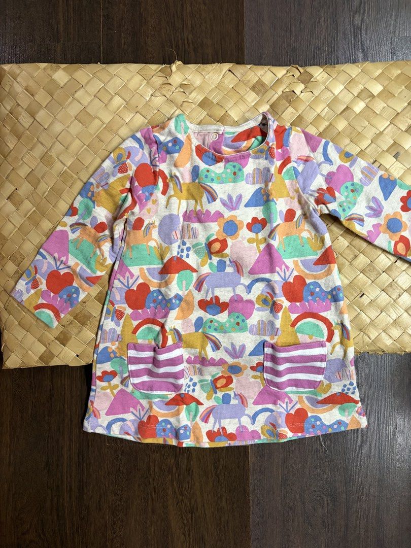 Mothercare printed dress (Category: Babies & Kids Fashion) located in Manila. Submitted by thebookclubz (Listing ID 1450079184, Image 1). Description: 9-12.