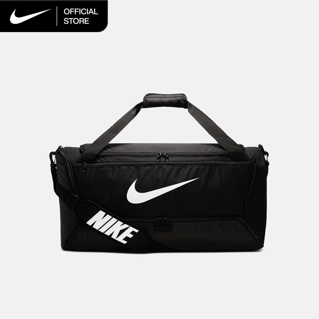 Nike Duffel Bag (Category: Sling Bags) located in San Pablo. Submitted by eli.declutters (Listing ID 1450000895, Image 1). Description: - Nike Brasilia Training Duffel Bag (Medium, 60L) - Dimensions: 25L x 12W x 12H - Got this last June 18, 2026 RFS: this was a gift for me and it’s too big for my petite body frame.