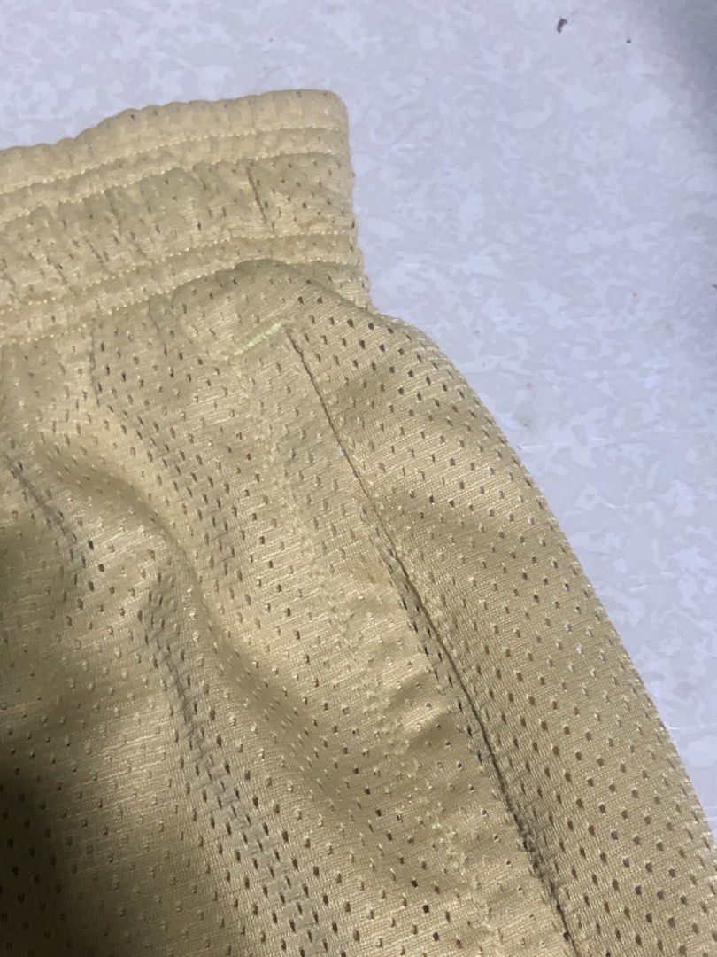 NoBrand Merch Mesh Shorts Cream (Category: Shorts) located in Manila. Submitted by ev.bgrn9 (Listing ID 1450004954, Image 3). Description: Size S | 24x14 | 8/10 condition | no waist band (probably my most worn shorts of all time!).