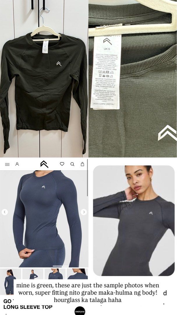 Oner Active Long Sleeve Fitted Top (Category: Activewear) located in General Trias. Submitted by decluttergemz (Listing ID 1449981842, Image 2). Description: .