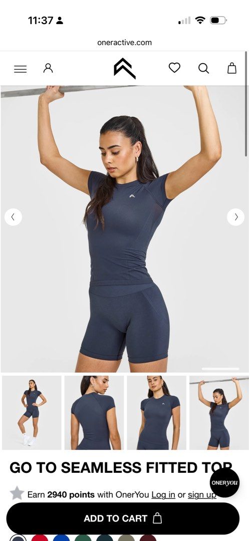 Oner Active Seamless Fitted Top (Category: Activewear) located in General Trias. Submitted by decluttergemz (Listing ID 1449981642, Image 2). Description: .