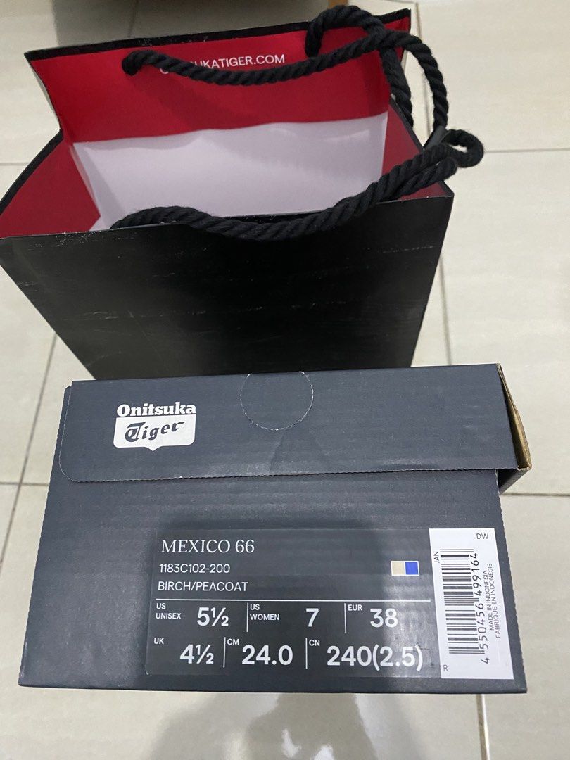 Onitsuka Tiger Mexico 66 Birch/Peacoat Ukuran 38 (Kategori: Sepatu Wanita) berada di Jakarta Selatan. Dikirim oleh anespratiwi (ID iklan 1450065042, Gambar 2). Deskripsi: Dijual onitsuka tiger mexico 66 warna birch/peacoat ukuran 38 Bisa unisex dan masih baru Beli di store onitsuka jepang.