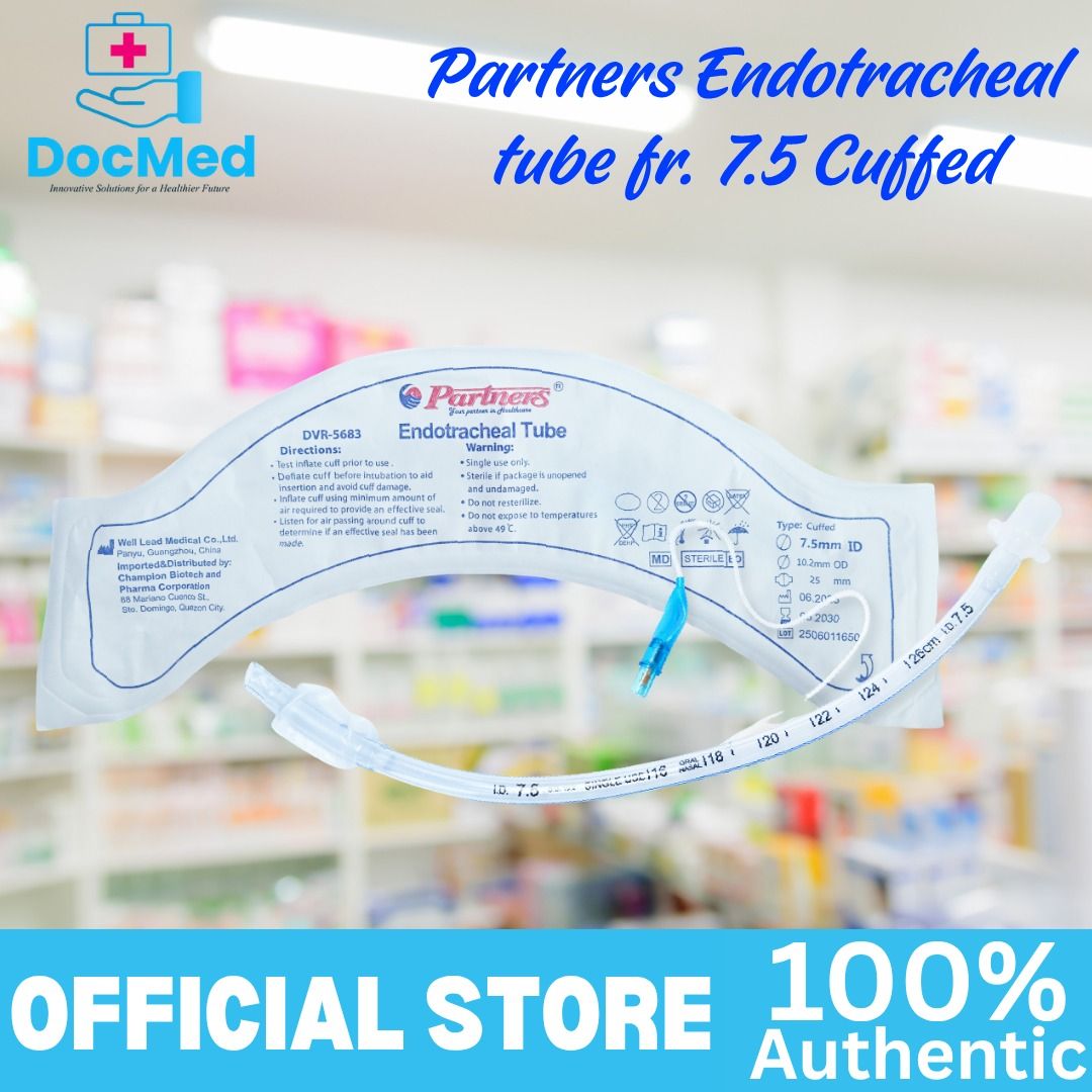 PARTNERS ENDO TUBE FR 7.5 (Category: Medical Supplies & Tools) located in Quezon City. Submitted by marketings84097 (Listing ID 1450010319, Image 1). Description: .