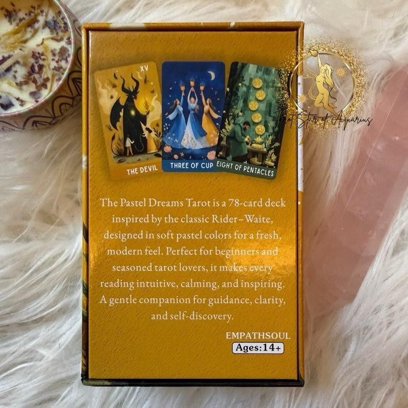 Pastel Dreams Tarot Deck - AUTHENTIC (Category: Card Packs) located in Bacoor. Submitted by tarotstarofaquarius (Listing ID 1450129457, Image 2). Description: NEW AND SEALED.