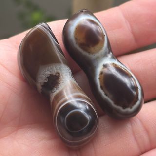 🙏Dragon Palace relics/Dzi Beads/Botswana Agate Chanting Beads,Pendant,Bracelet & Ring Collection item 1