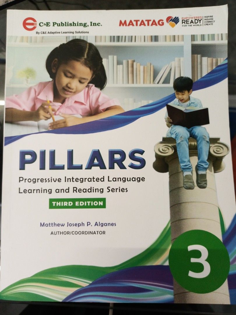 Pillars English Textbook for Grade 3 (Category: Textbooks) located in Caloocan City. Submitted by sarisari.atbp (Listing ID 1449954656, Image 1). Description: Latest edition. Matatag Curriculum.