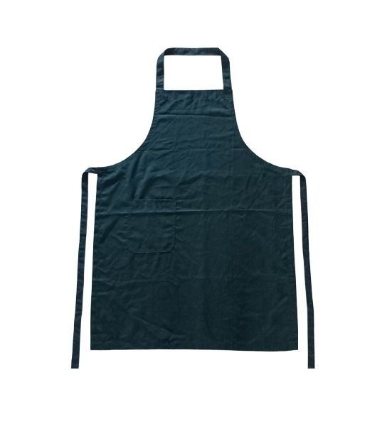 Plain Apron Olive Green with pocket510636658273832960