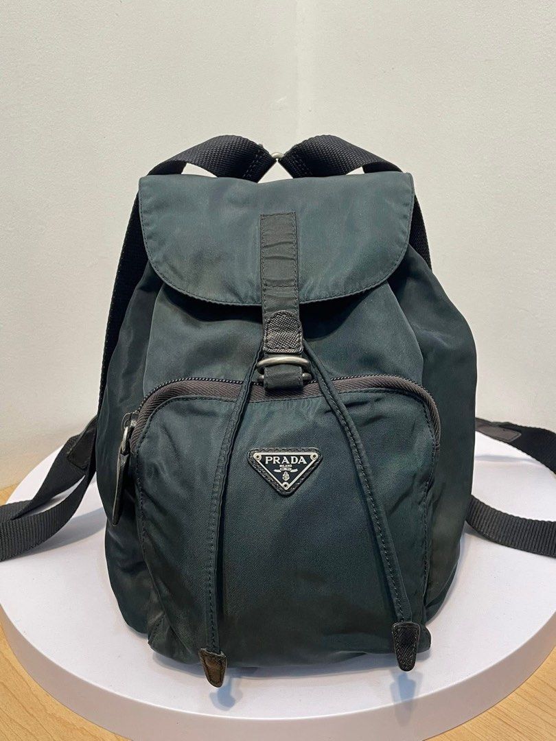 Prada Backpack Authentic💯 (Category: Luxury Bags & Wallets) located in Davao. Submitted by preloveditems21davao (Listing ID 1450036426, Image 2). Description: Small size With generic dustbag .