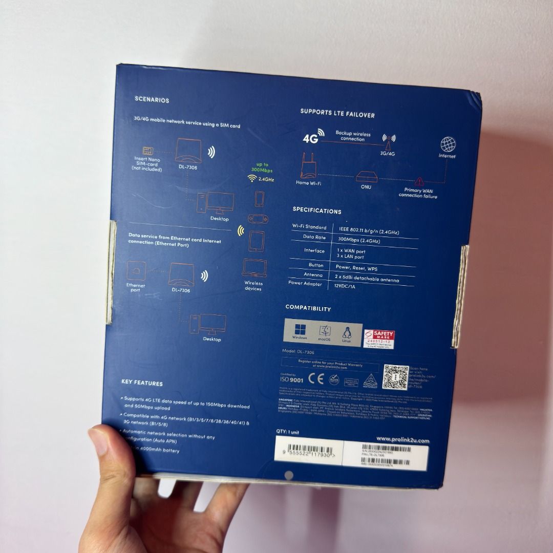 Prolink 4G LTE Wireless Router511221170041016321