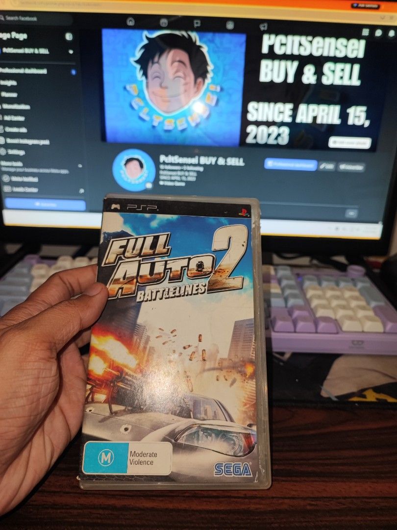 PSP CD " Full Auto Battlelines 2 " PAL (Category: PlayStation) located in Manila. Submitted by pcltasenseigaming (Listing ID 1450095775, Image 1). Description: PSP CD " Full Auto Battlelines 2 " PAL 📌 Price 339 📌 Negotiable 📌 Details : Normal na sa 2nd hand cd na may scratch/scratches 📌 2nd Hand Tested Working 📌 Can Send Pictures/Video Of Item With Time & Date 📌 Compatibility is buyer's responsibility 📌 PLEASE RATE MY MARKETPLACE PROFILE A