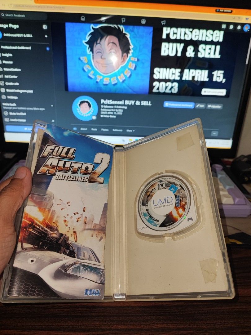 PSP CD " Full Auto Battlelines 2 " PAL (Category: PlayStation) located in Manila. Submitted by pcltasenseigaming (Listing ID 1450095775, Image 2). Description: PSP CD " Full Auto Battlelines 2 " PAL 📌 Price 339 📌 Negotiable 📌 Details : Normal na sa 2nd hand cd na may scratch/scratches 📌 2nd Hand Tested Working 📌 Can Send Pictures/Video Of Item With Time & Date 📌 Compatibility is buyer's responsibility 📌 PLEASE RATE MY MARKETPLACE PROFILE A