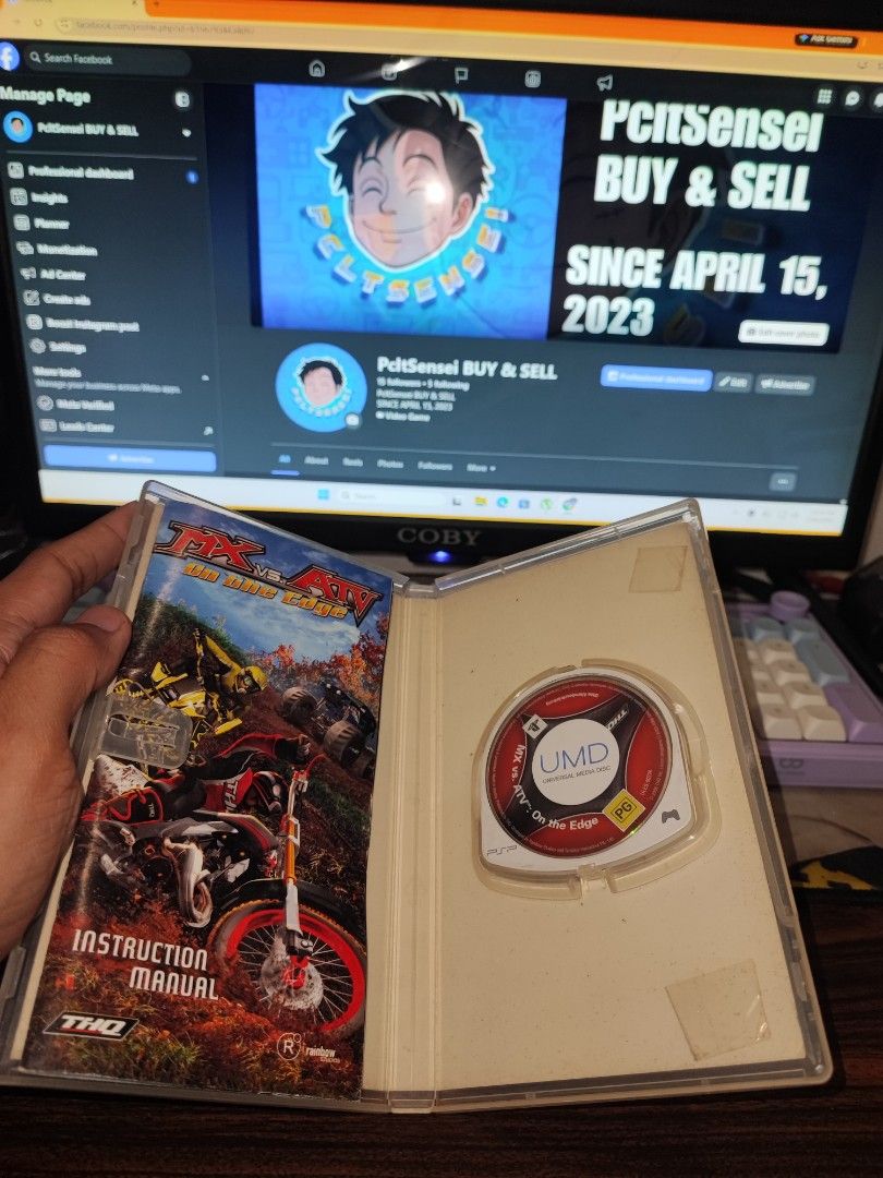 PSP CD " MX vs ATV On The Edge " PAL (Category: PlayStation) located in Manila. Submitted by pcltasenseigaming (Listing ID 1450096604, Image 2). Description: PSP CD " MX vs ATV On The Edge " PAL 📌 Price 669 📌 Negotiable 📌 Details : Normal na sa 2nd hand cd na may scratch/scratches 📌 2nd Hand Tested Working 📌 Can Send Pictures/Video Of Item With Time & Date 📌 Compatibility is buyer's responsibility 📌 PLEASE RATE MY MARKETPLACE PROFILE AFTER