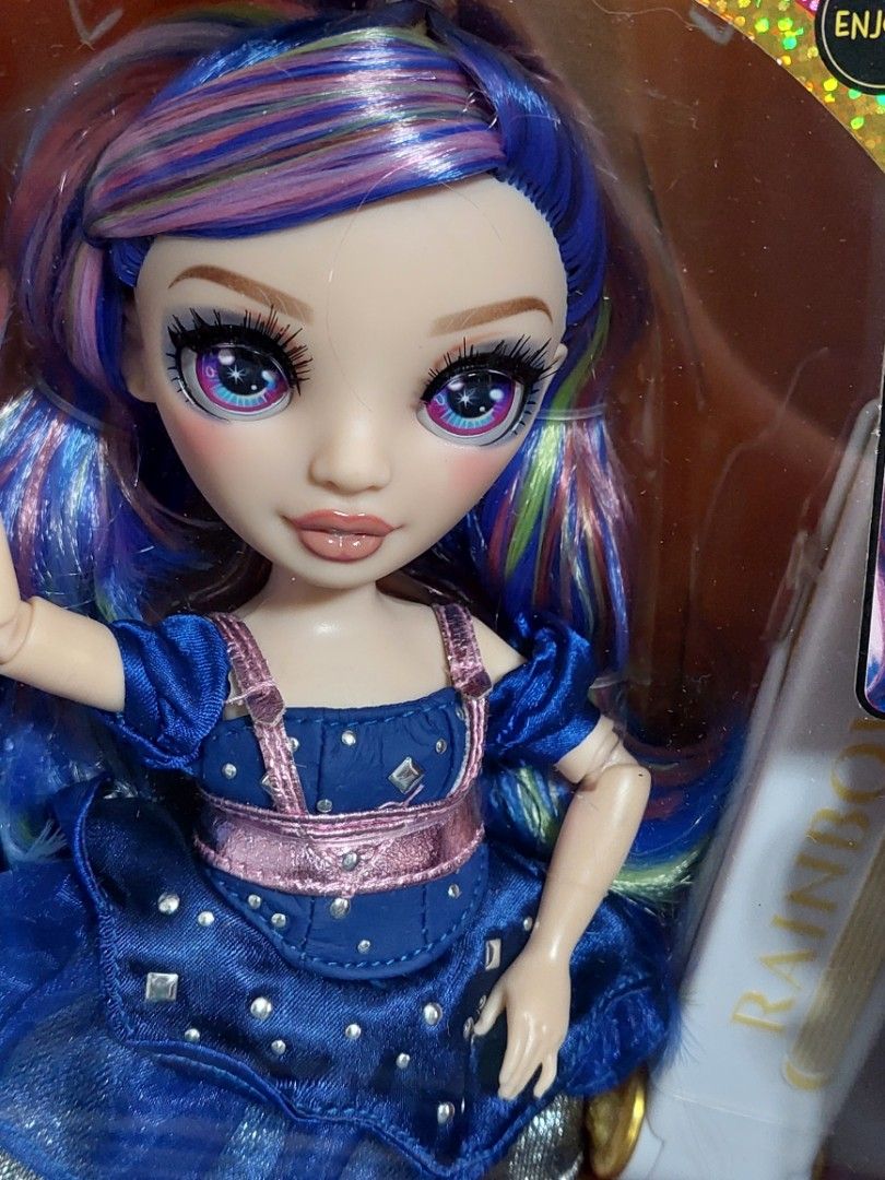 Rainbow high be dazzling genevieve bleue doll (Category: Plushies & Soft Toys) located in Manila. Submitted by andy.andy23 (Listing ID 1449982867, Image 2). Description: Price: 2700 2.Location: alabang 3.MOP:GCash 4.Courier: Lalamove (same day delivery) 6.Shipping at buyer's expense..