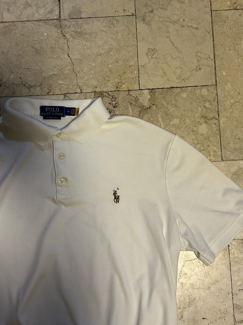 Ralph Lauren Polo (Category: Tshirts & Polo Shirts ) located in Manila. Submitted by dwobe (Listing ID 1450078012, Image 2). Description: Classic Fit Soft Cotton Polo Shirt Size M on tag 22x27 9.8/10 Condition! No issue(s) Scannable QR See pics for details 📍Pasig/Manila .
